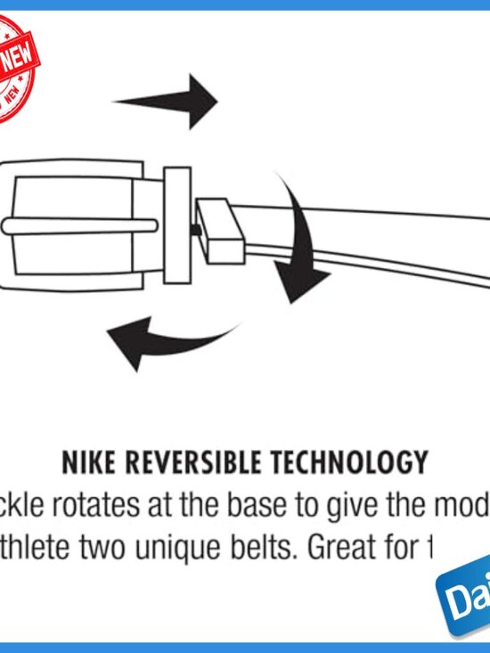 Reversible Belt Set | Golf Belt | VESSEL Reversible Leather Belt with Harness Buckle for Golf Multi-Sport